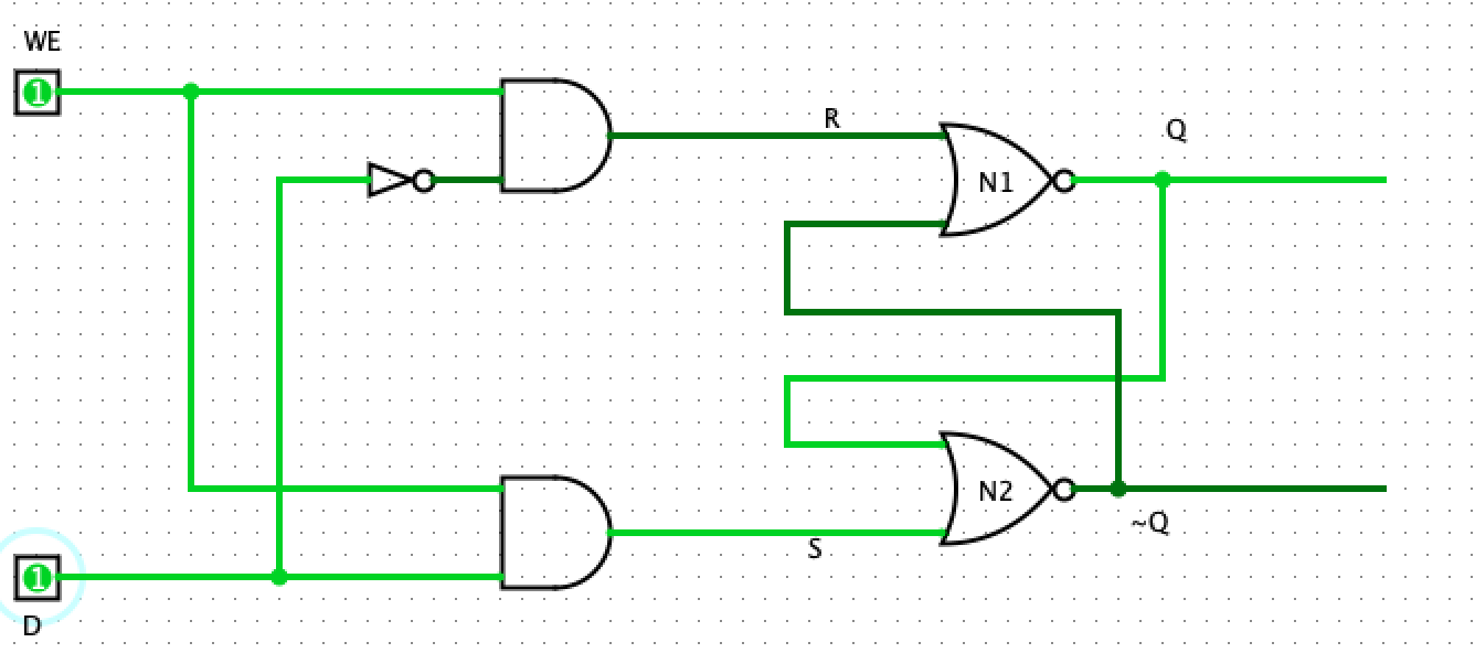 D LATCH 1